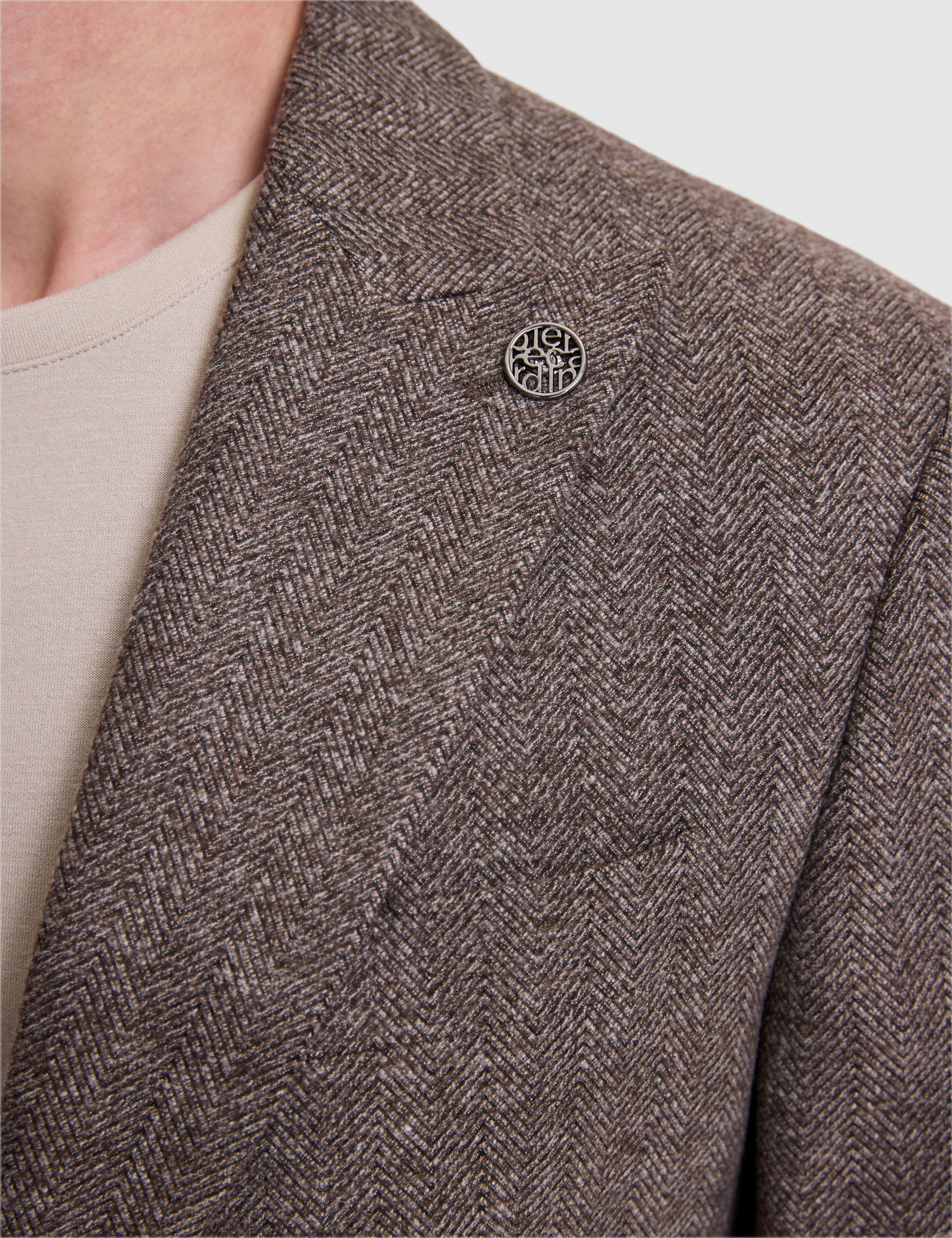 Koyu Kahverengi Slim Fit Ceket