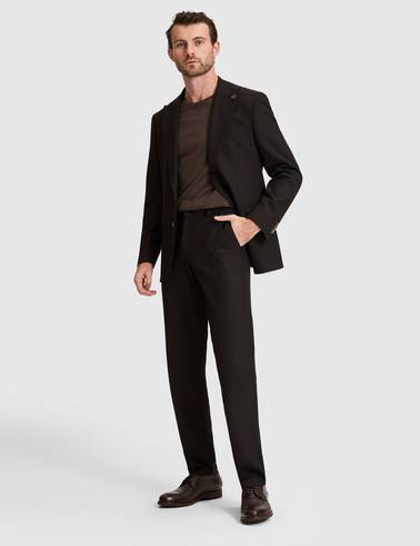 Kahverengi Slim Fit Takım Elbise