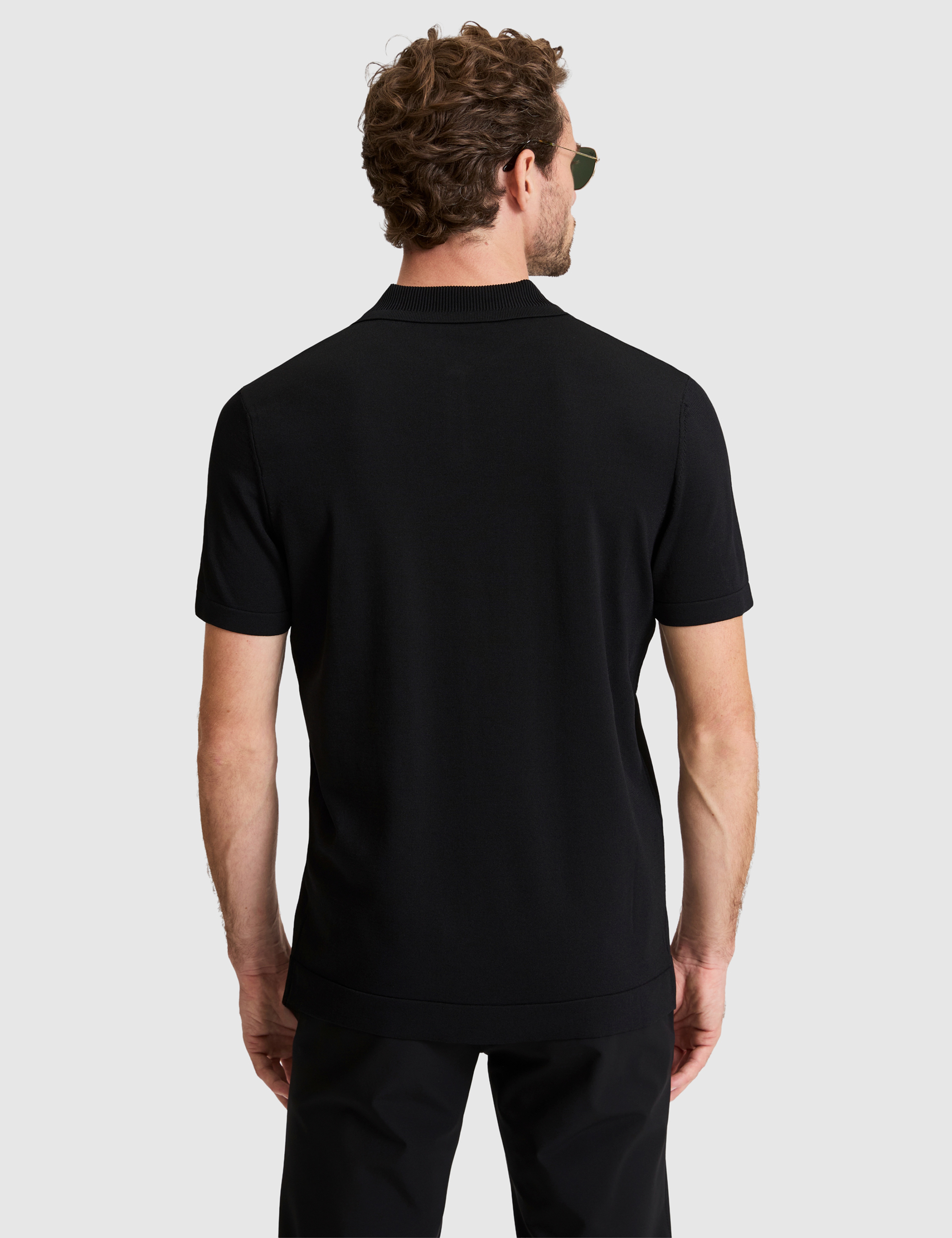 Siyah Slim Fit Kazak