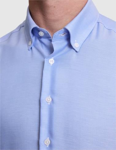 Mavi Slim Fit Uzun Kollu Basic Gömlek