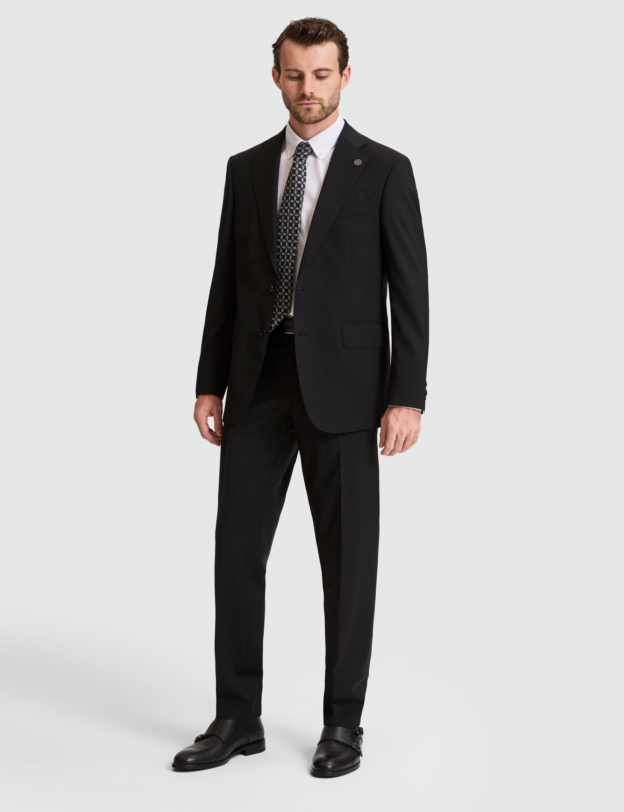 Siyah Slim Fit Takım Elbise