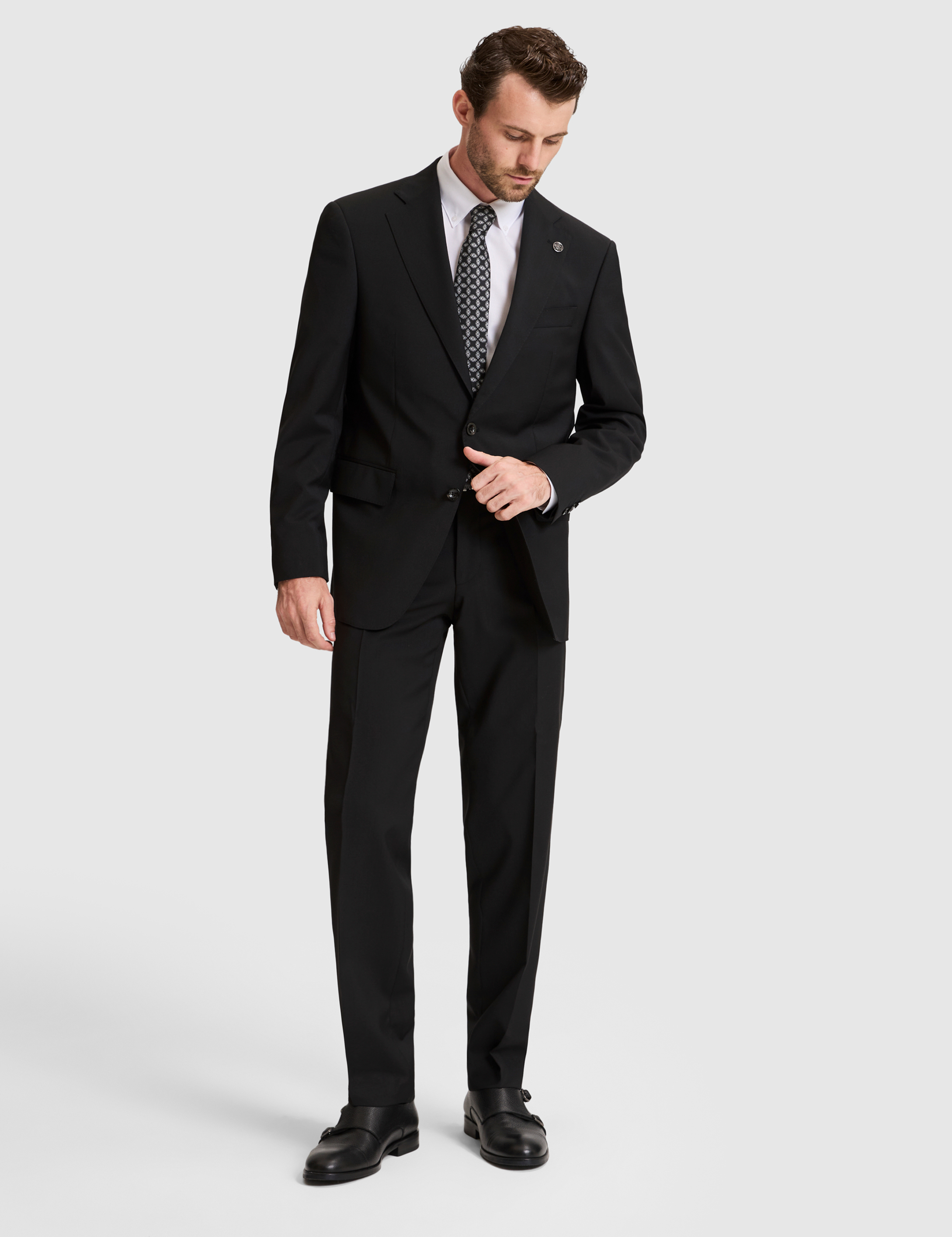 Siyah Slim Fit Takım Elbise - 50335322020