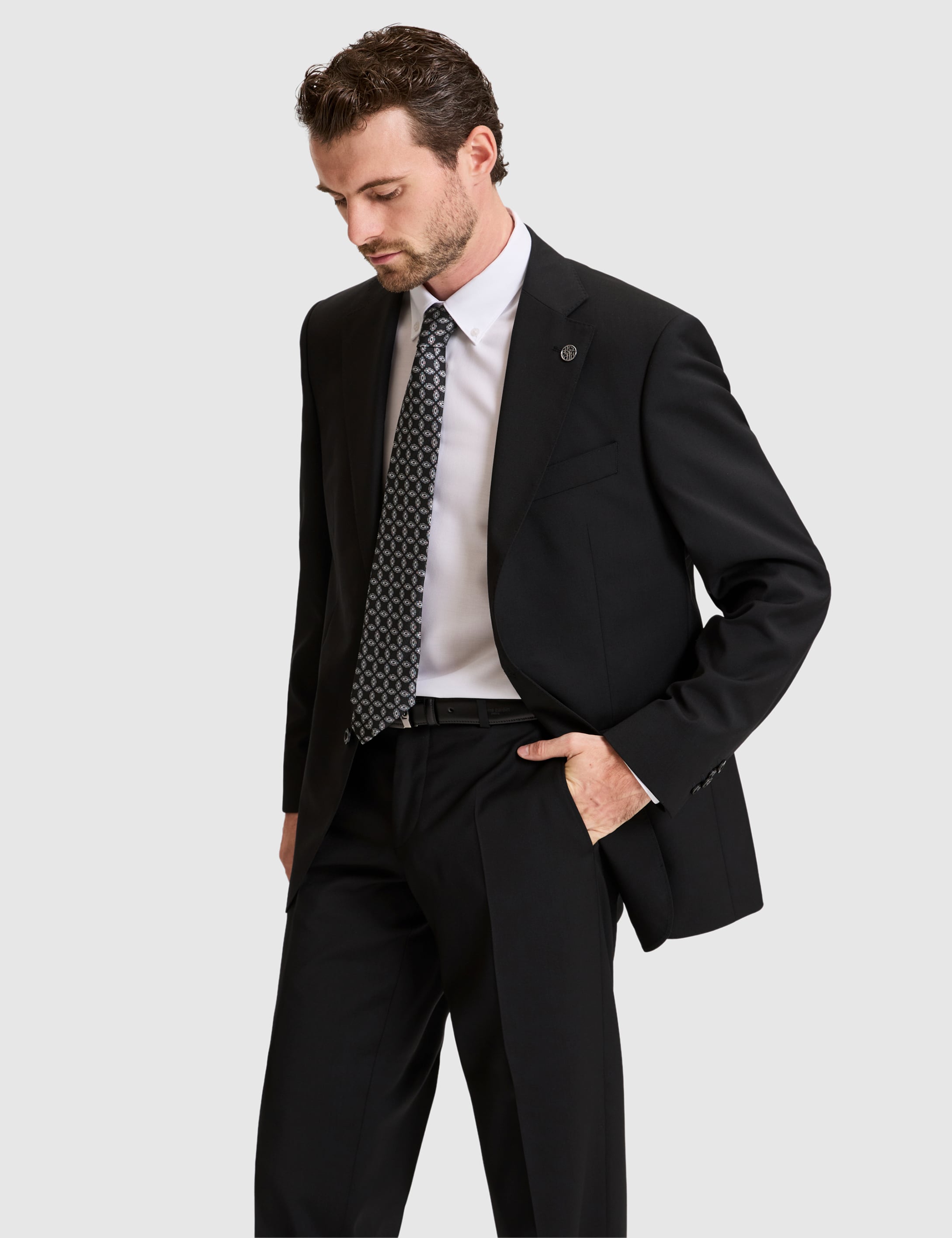 Siyah Slim Fit Takım Elbise - 50335322020