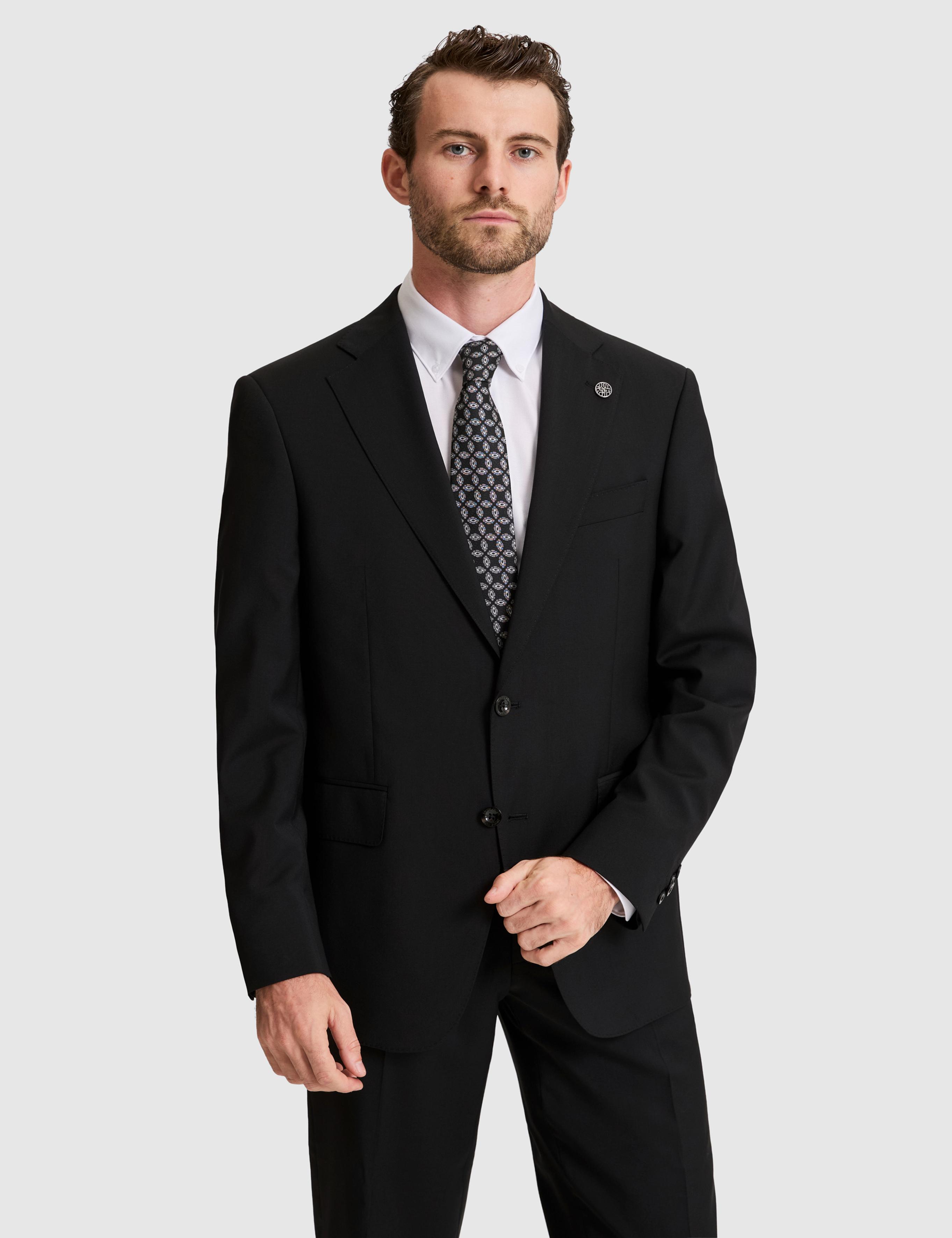 Siyah Slim Fit Takım Elbise