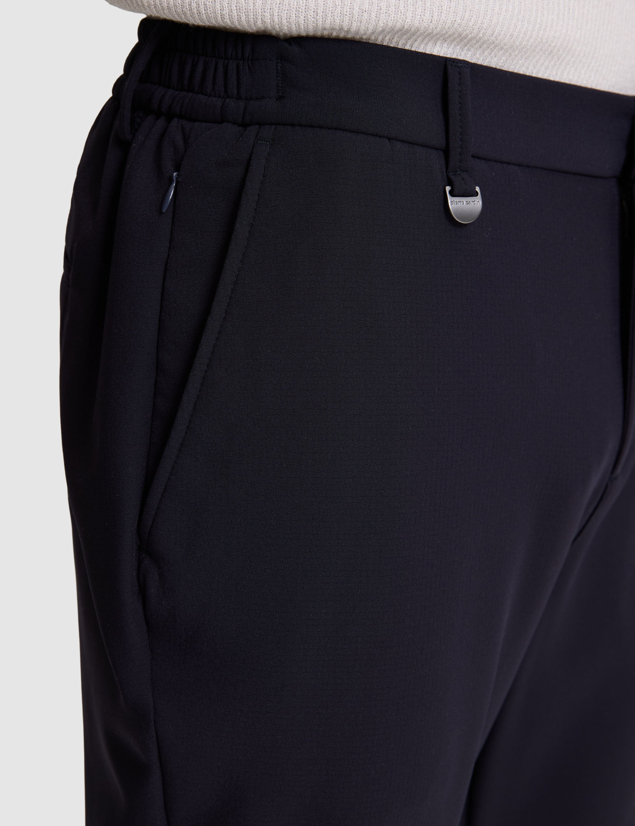 Lacivert Tappered Fit Esnek Bel Pantolon - 50333529042