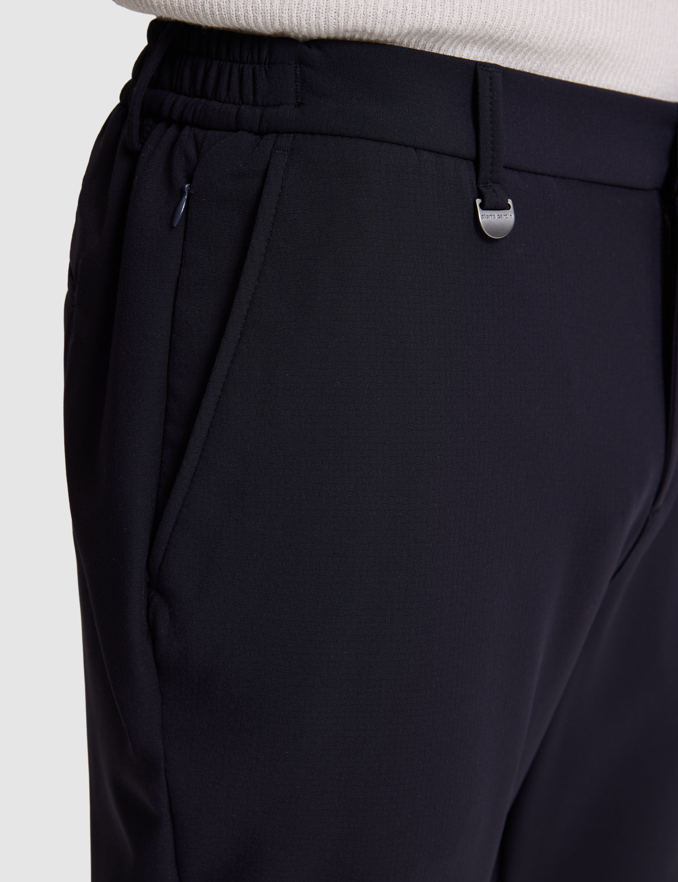 Lacivert Tappered Fit Esnek Bel Pantolon - 50333529042