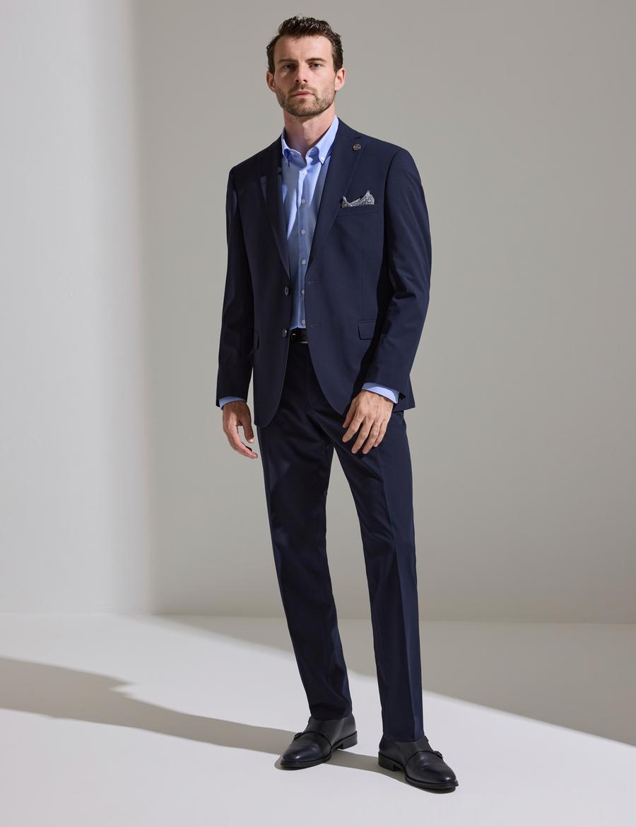 Lacivert Slim Fit Takım Elbise