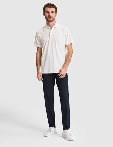 Ekru Regular Fit Düğmeli Polo Yaka Tişört