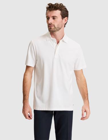 Ekru Regular Fit Düğmeli Polo Yaka Tişört