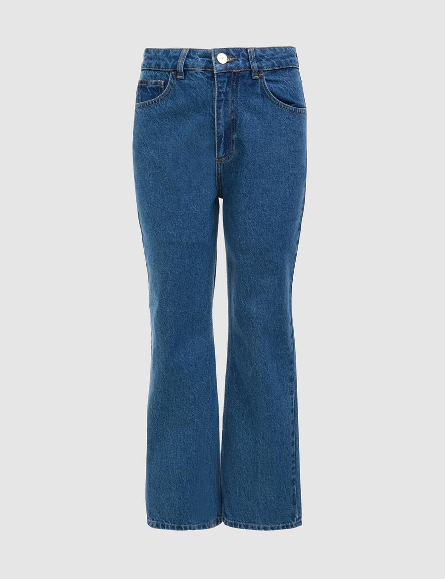 Açık Mavi Straight Fit Jean Pantolon