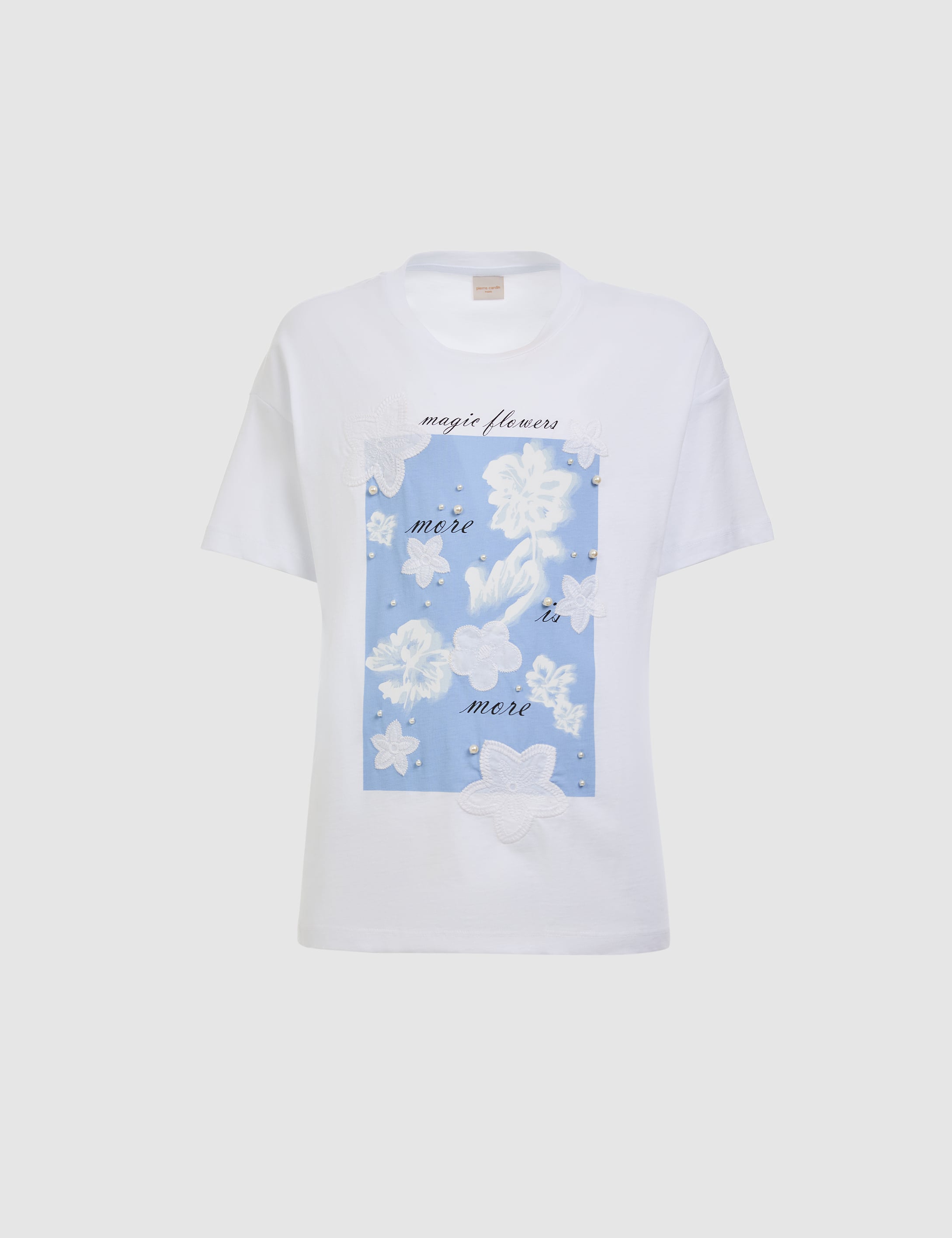 Beyaz Comfort Fit Tişört - 50323591008