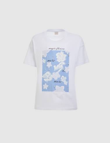Beyaz Comfort Fit Tişört