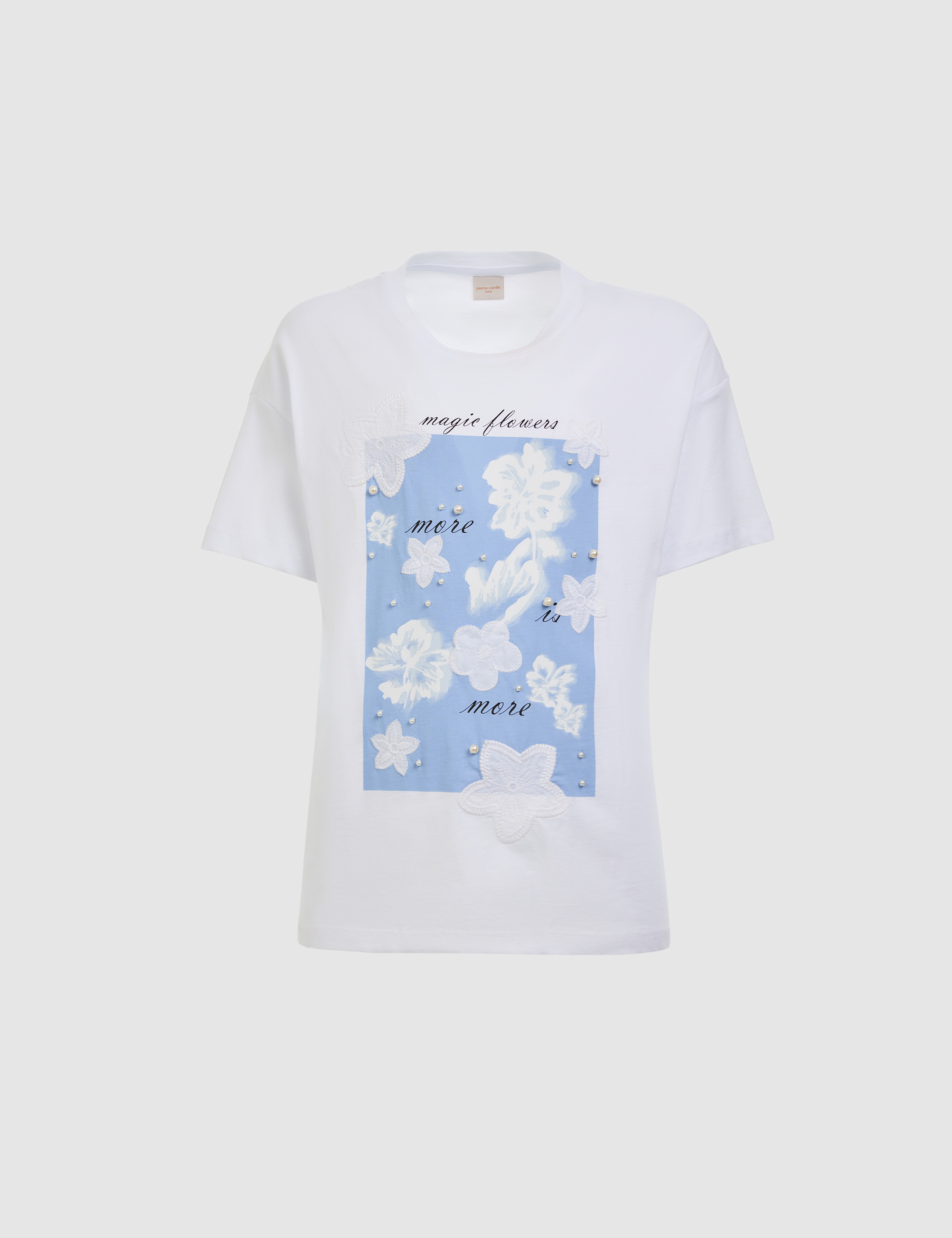 Beyaz Comfort Fit Tişört