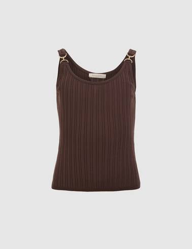 Kahverengi Extra Slim Fit Triko Tişört