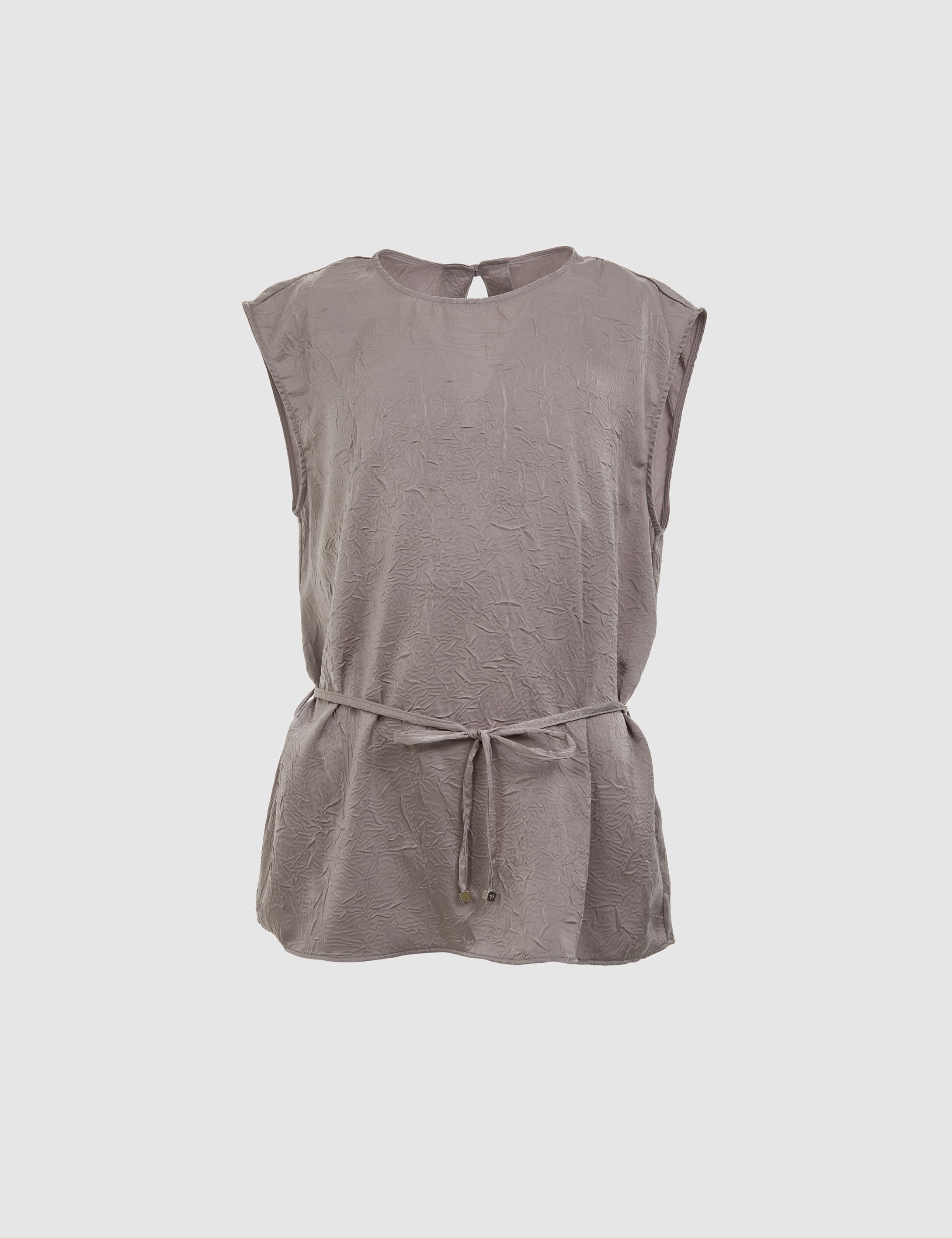 Açık Gri Regular Fit Bluz - 50324060002