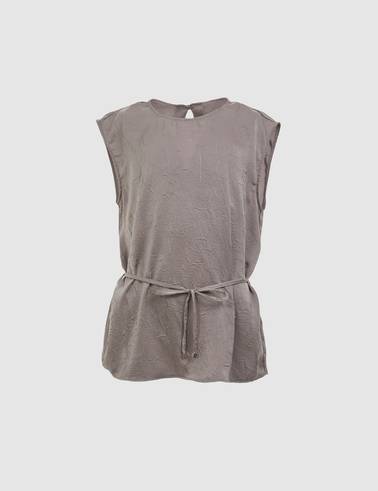 Açık Gri Regular Fit Bluz