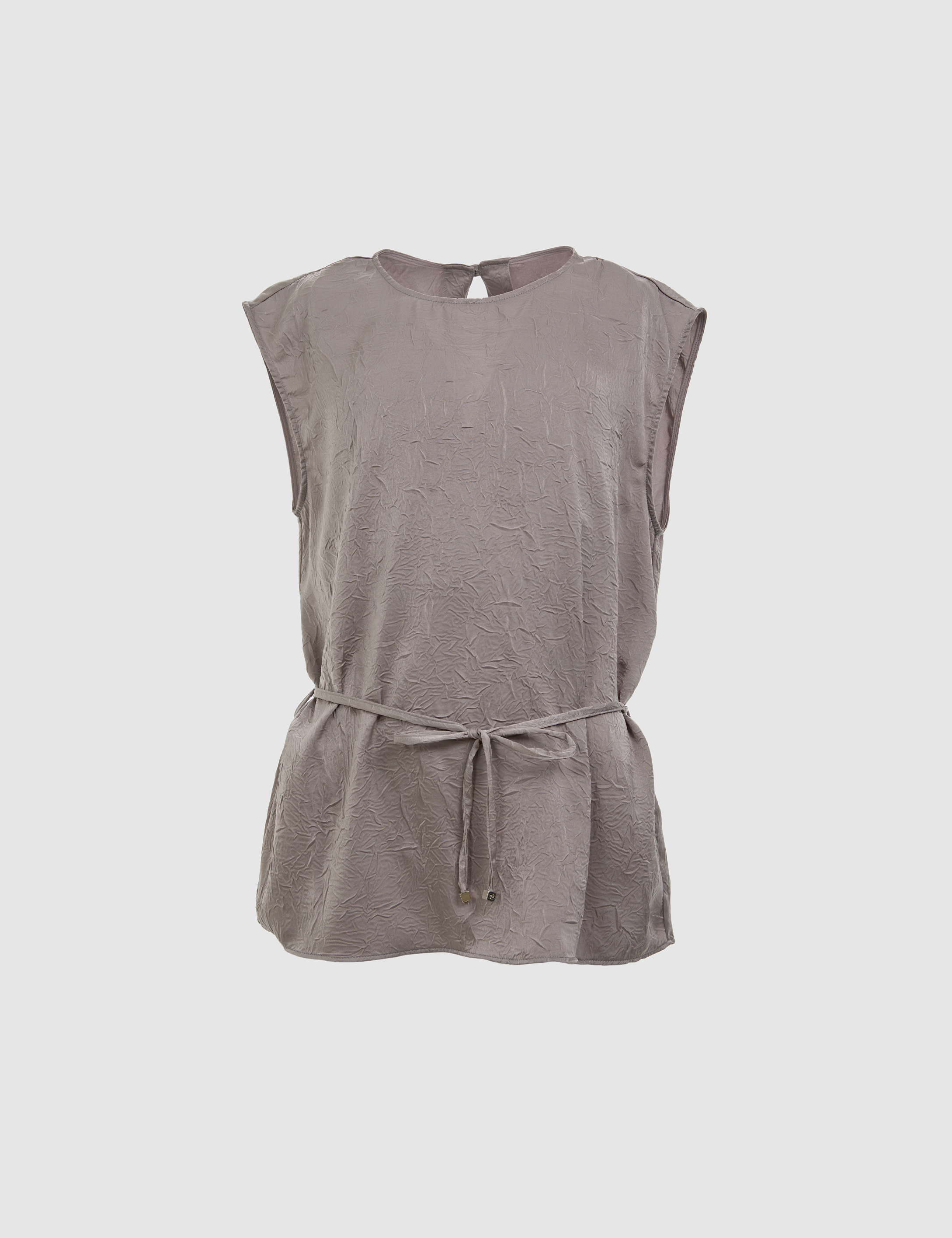 Açık Gri Regular Fit Bluz - 50324060002