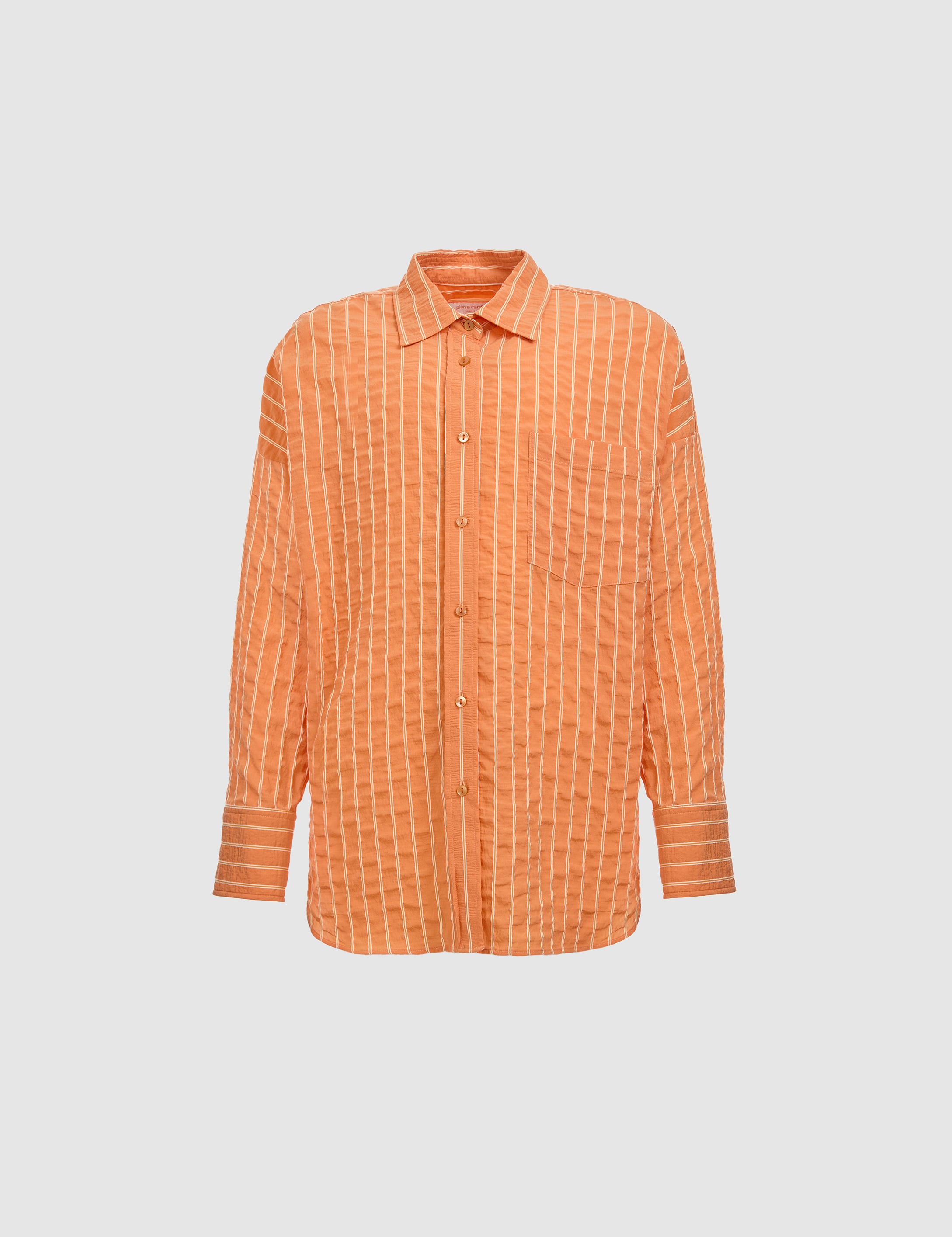 Turuncu Oversize Uzun Kollu Gömlek - 50321108004