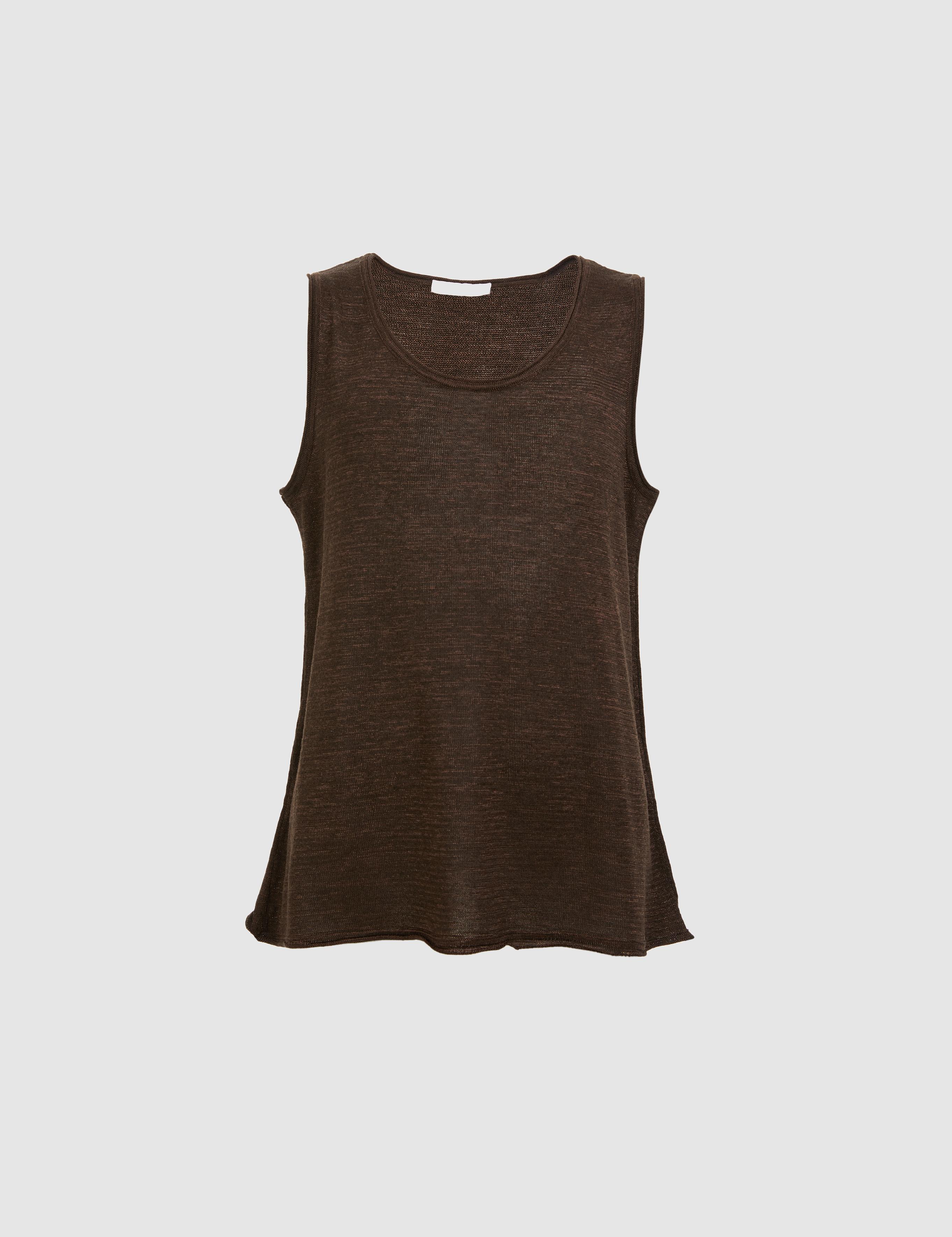 Kahverengi Comfort Fit Triko Tişört