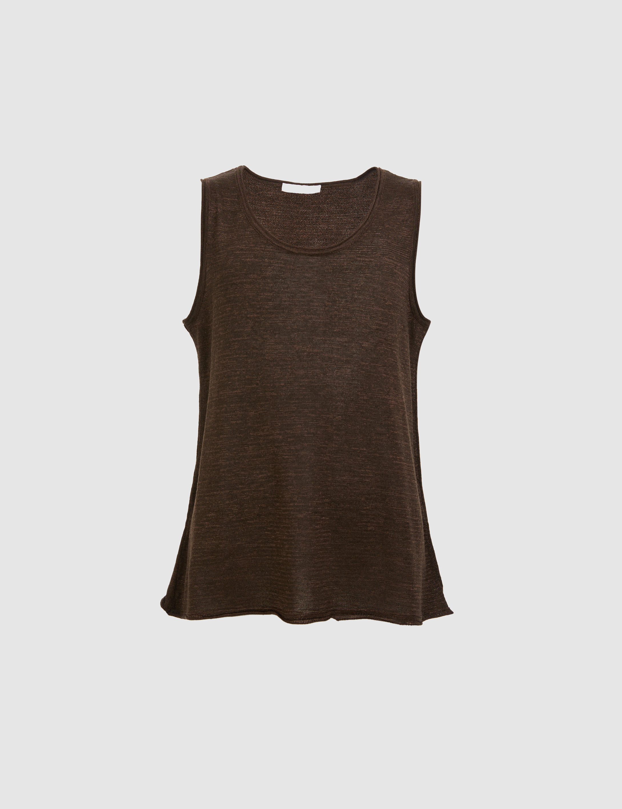 Kahverengi Comfort Fit Triko Tişört - 50324019008