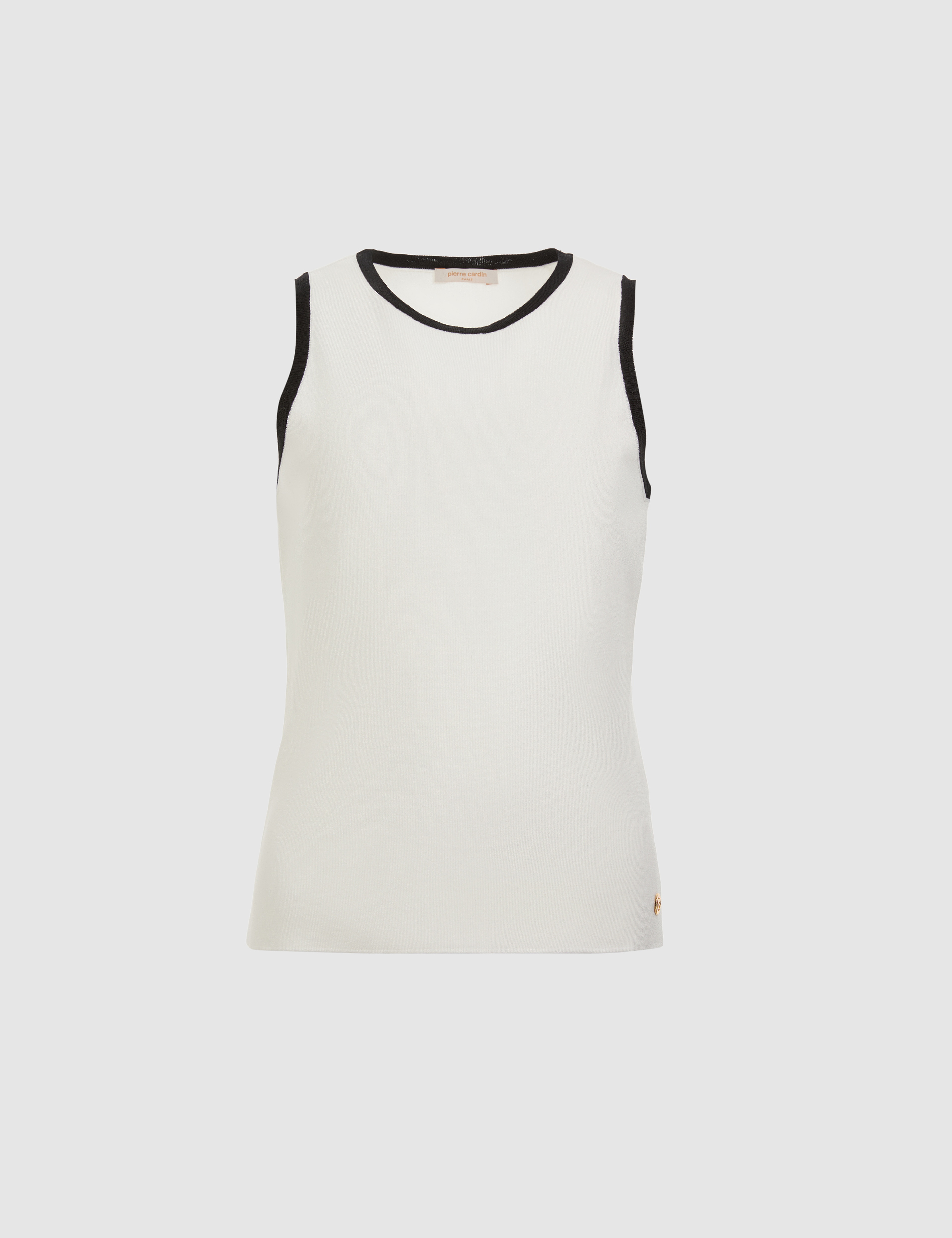 Beyaz Slim Fit Triko Tişört