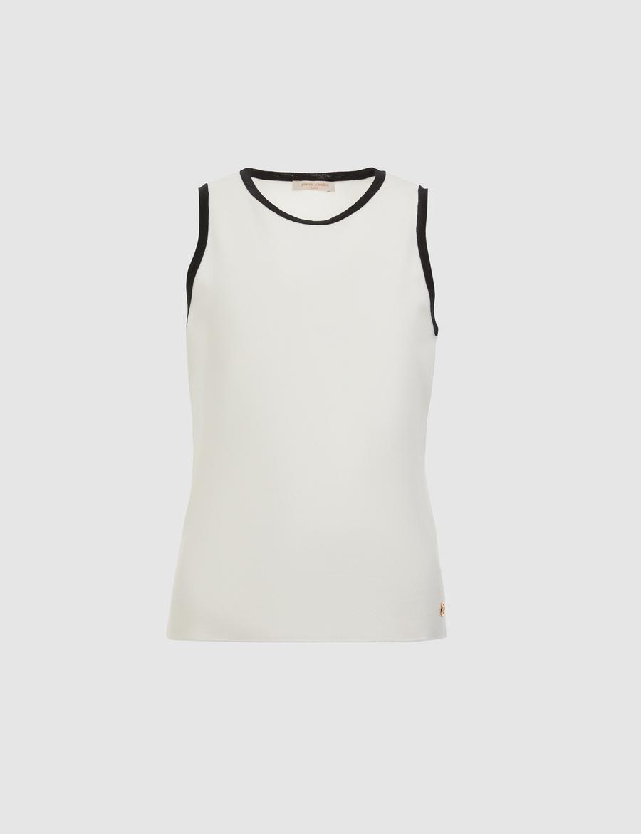 Beyaz Slim Fit Triko Tişört