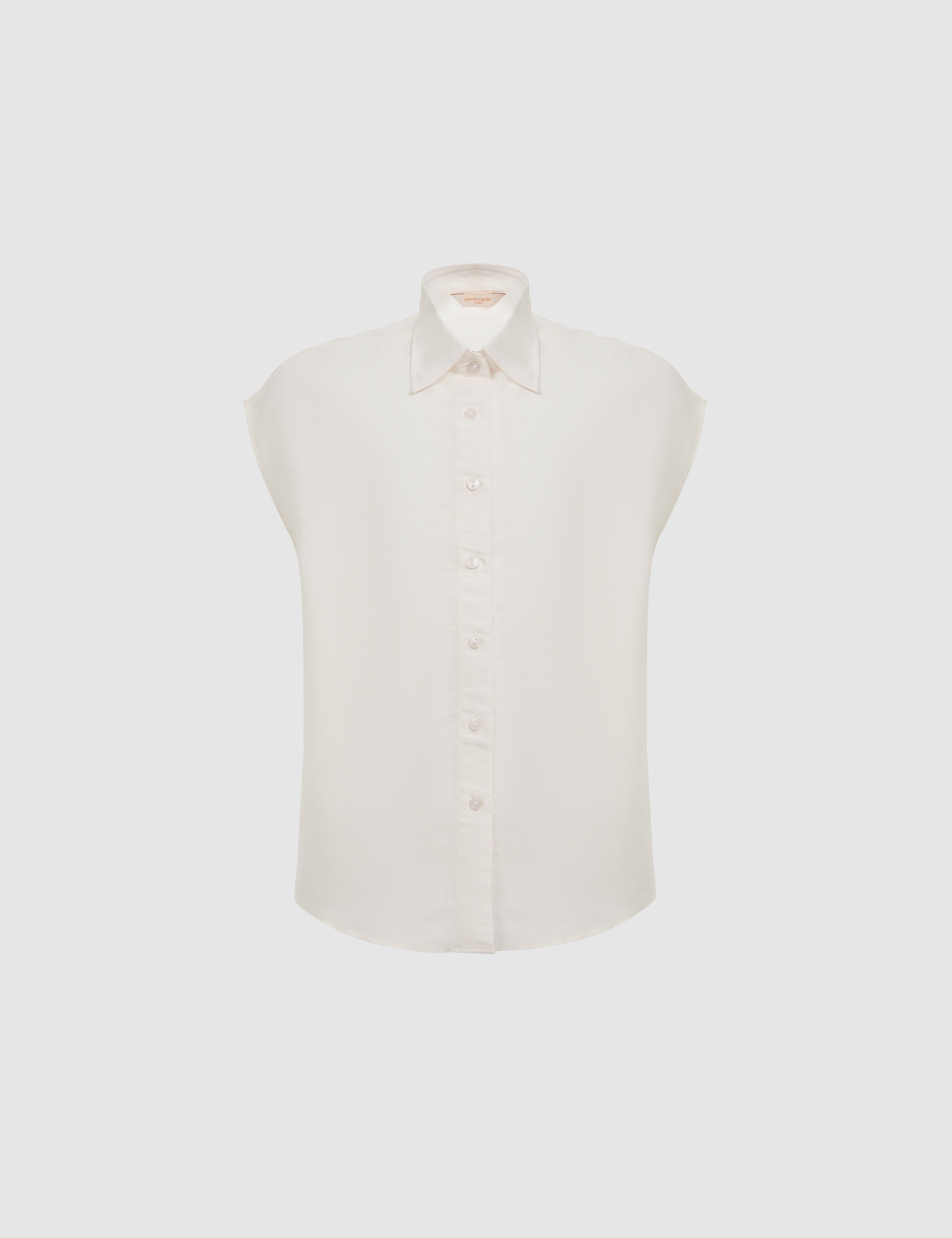 Beyaz Comfort Fit Kısa Kollu Gömlek