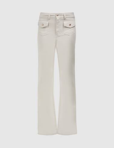 Ekru Jean Pantolon