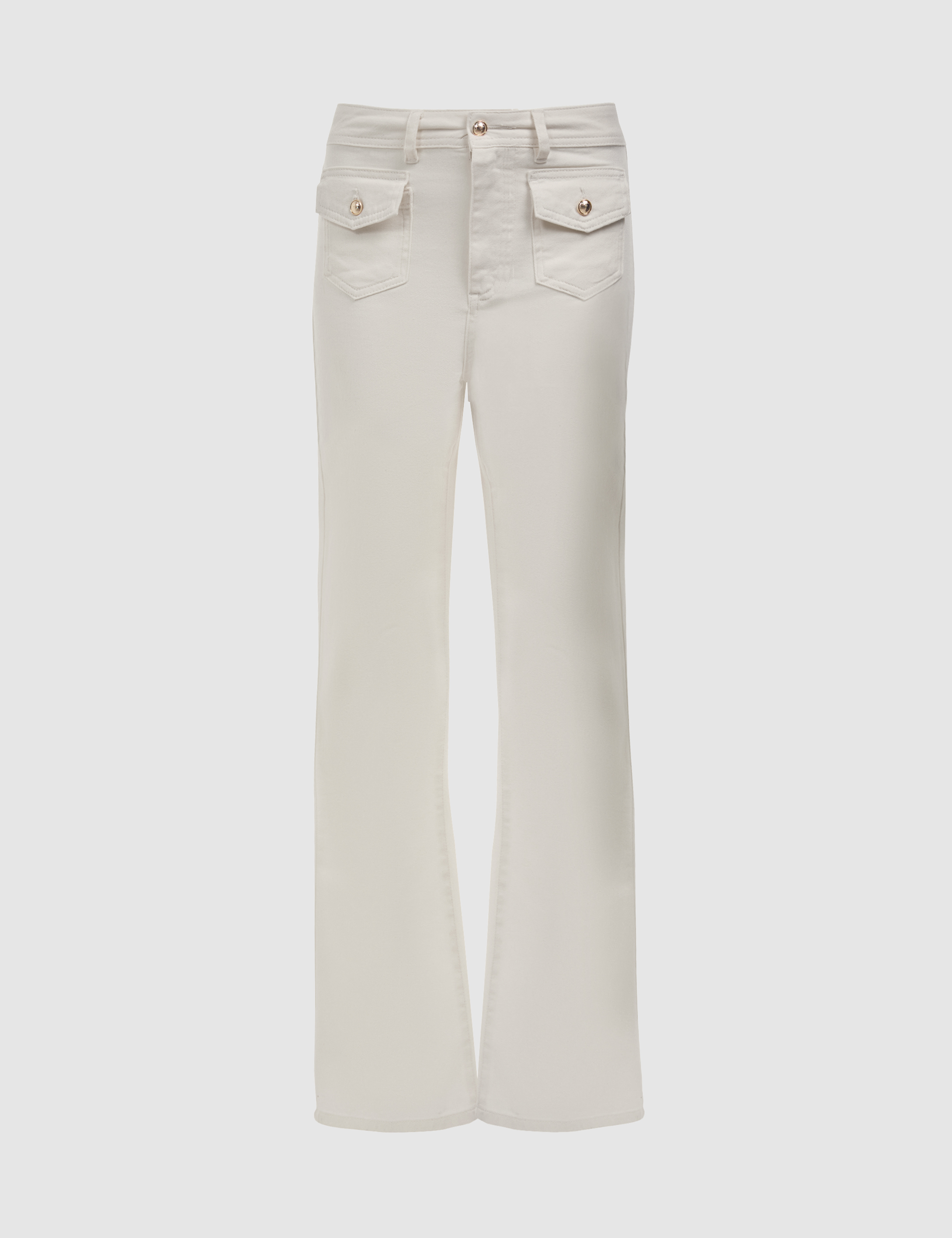 Ekru Skinny Flare Jean Pantolon - 50324048014