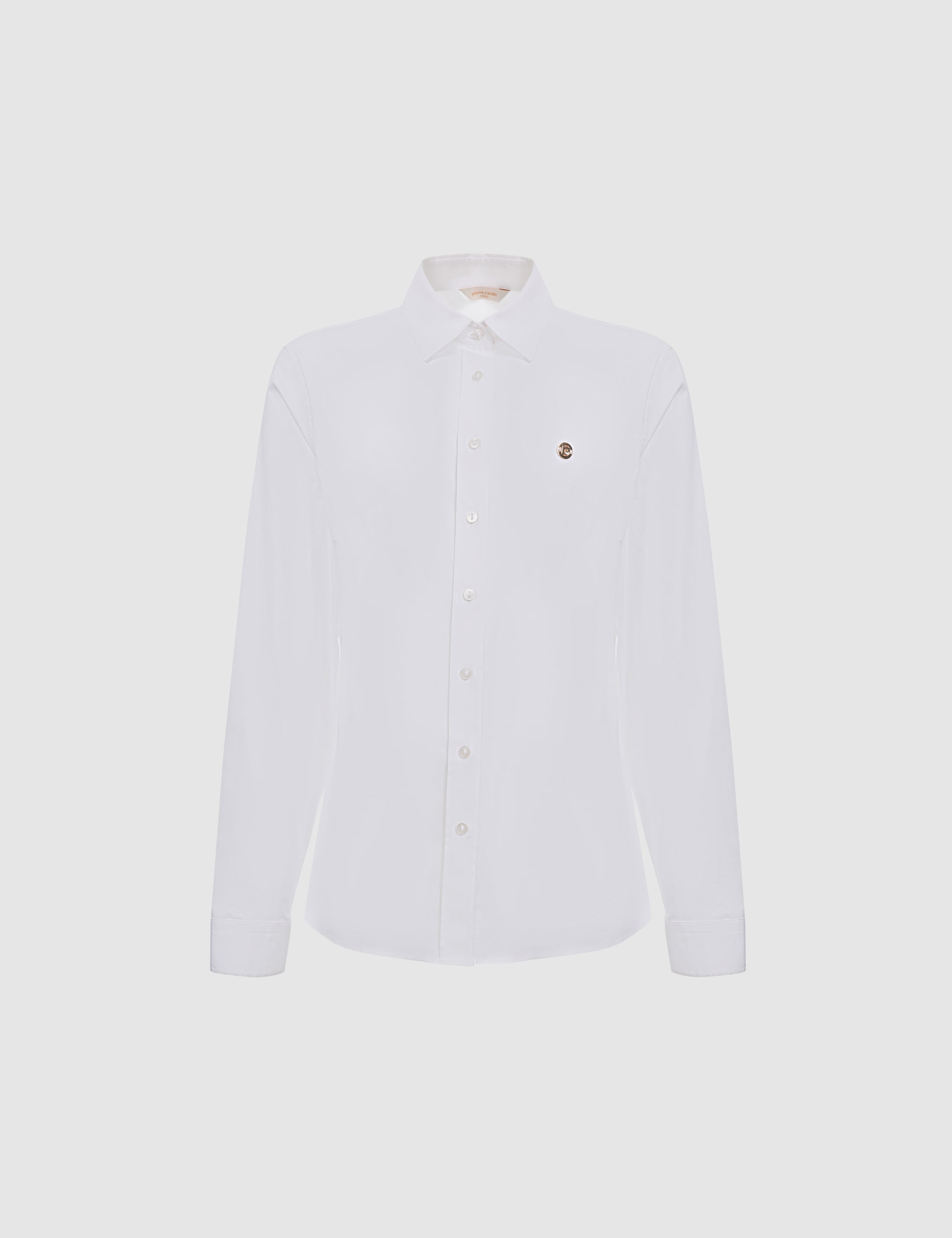 Beyaz Slim Fit Pamuklu Basic Gömlek - 50328627015