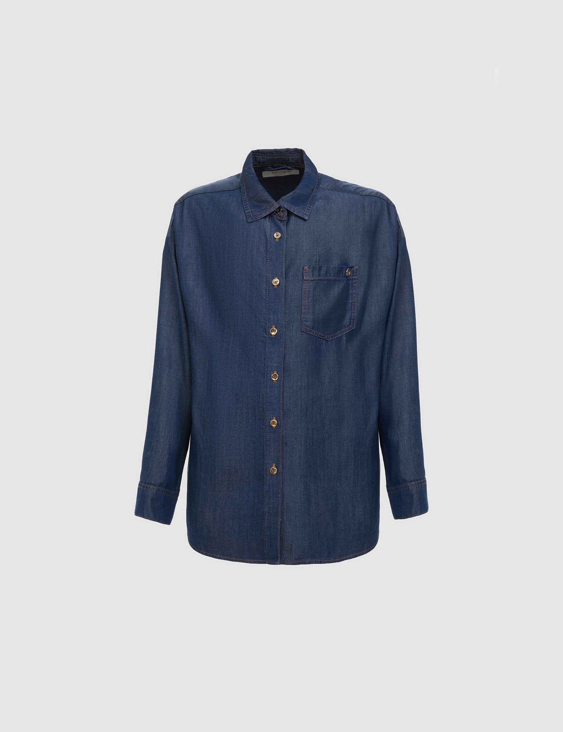 Saks Comfort Fit Jean Gömlek - 50325403003