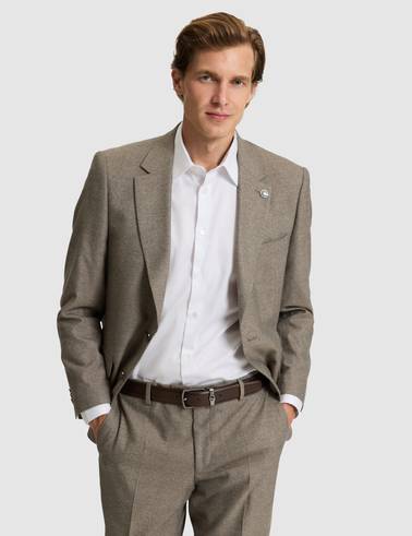 Açık Kahverengi Slim Fit Takım Elbise