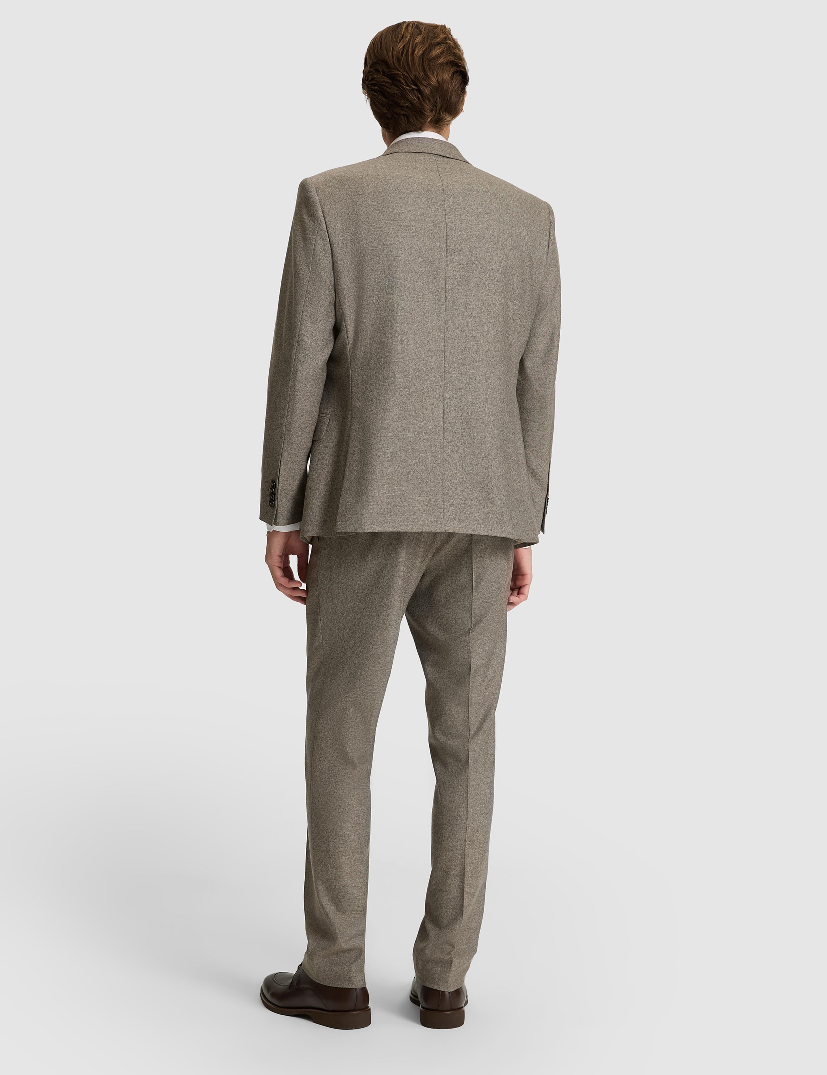 Açık Kahverengi Slim Fit Takım Elbise