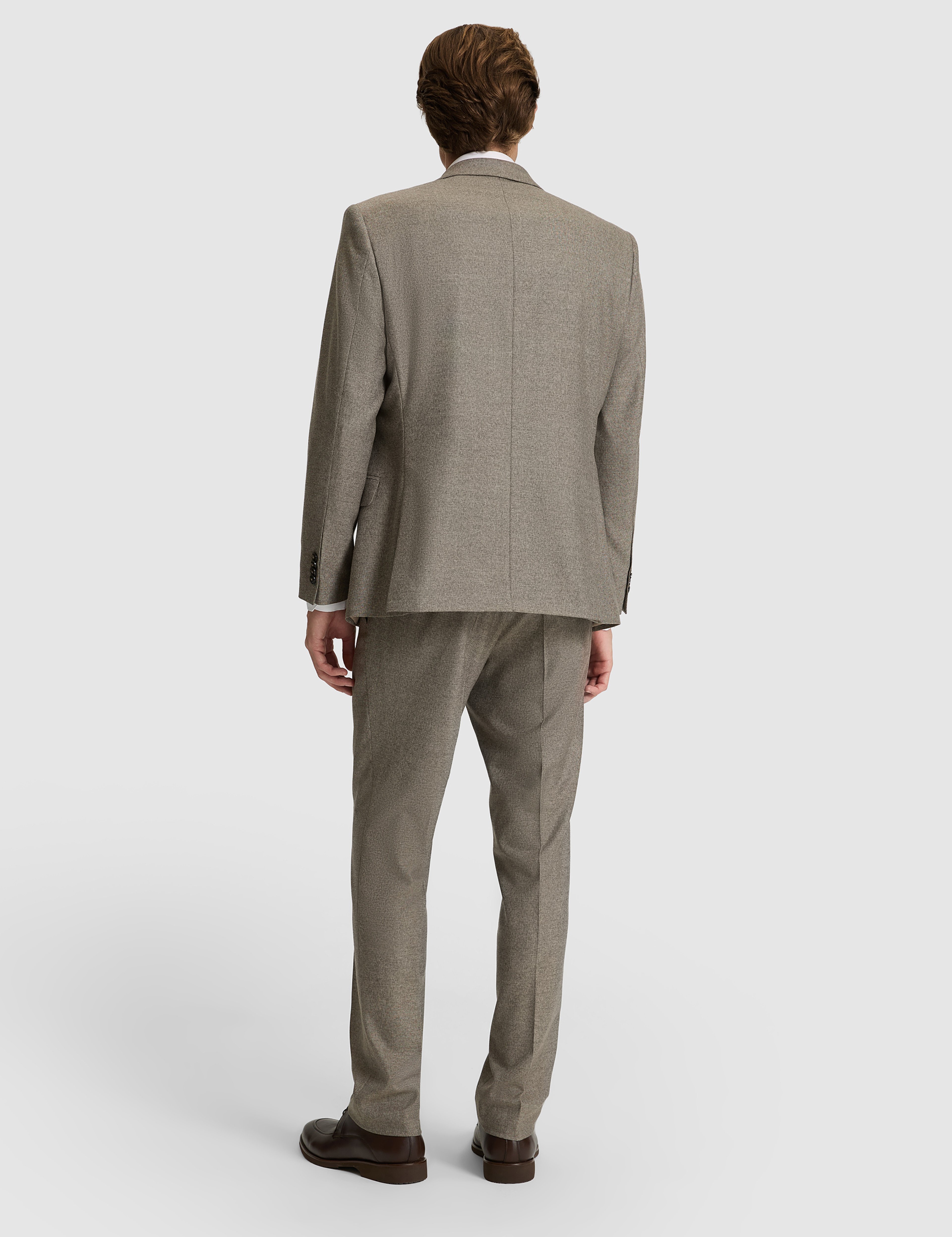 Açık Kahverengi Slim Fit Takım Elbise - Image 7