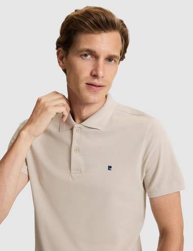 Taş Slim Fit %100 Pamuk Polo Yaka Basic Tişört