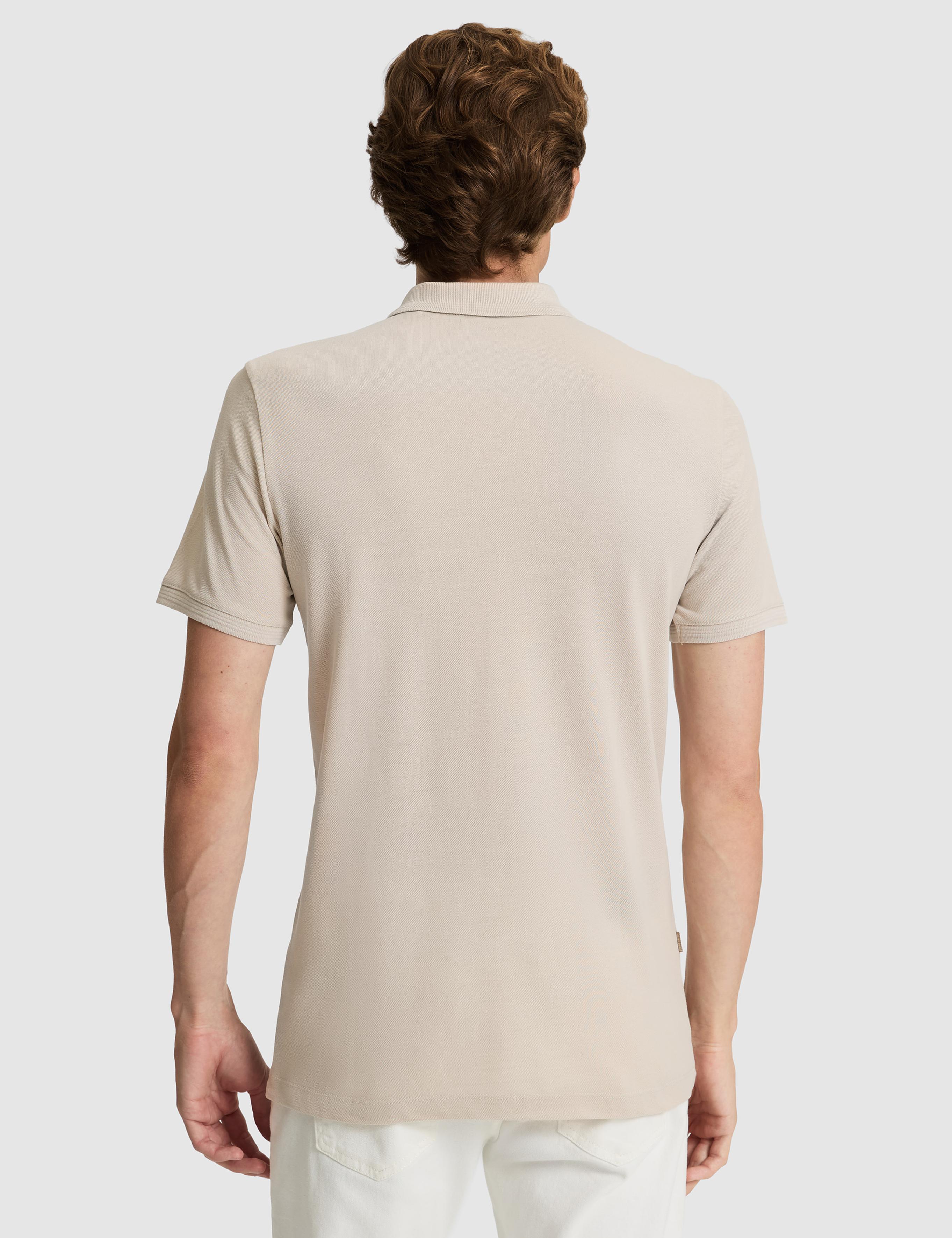 Taş Slim Fit %100 Pamuk Düğmeli Polo Yaka Basic Tişört