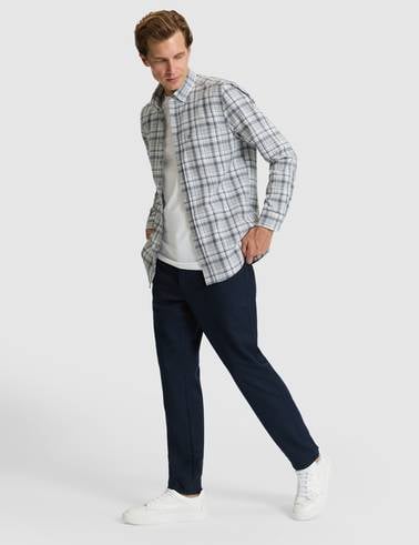 Lacivert Ex. Slim Fit Kumaş Pantolon