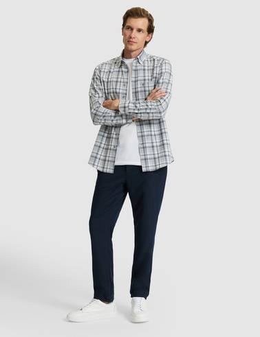 Lacivert Ex. Slim Fit Kumaş Pantolon
