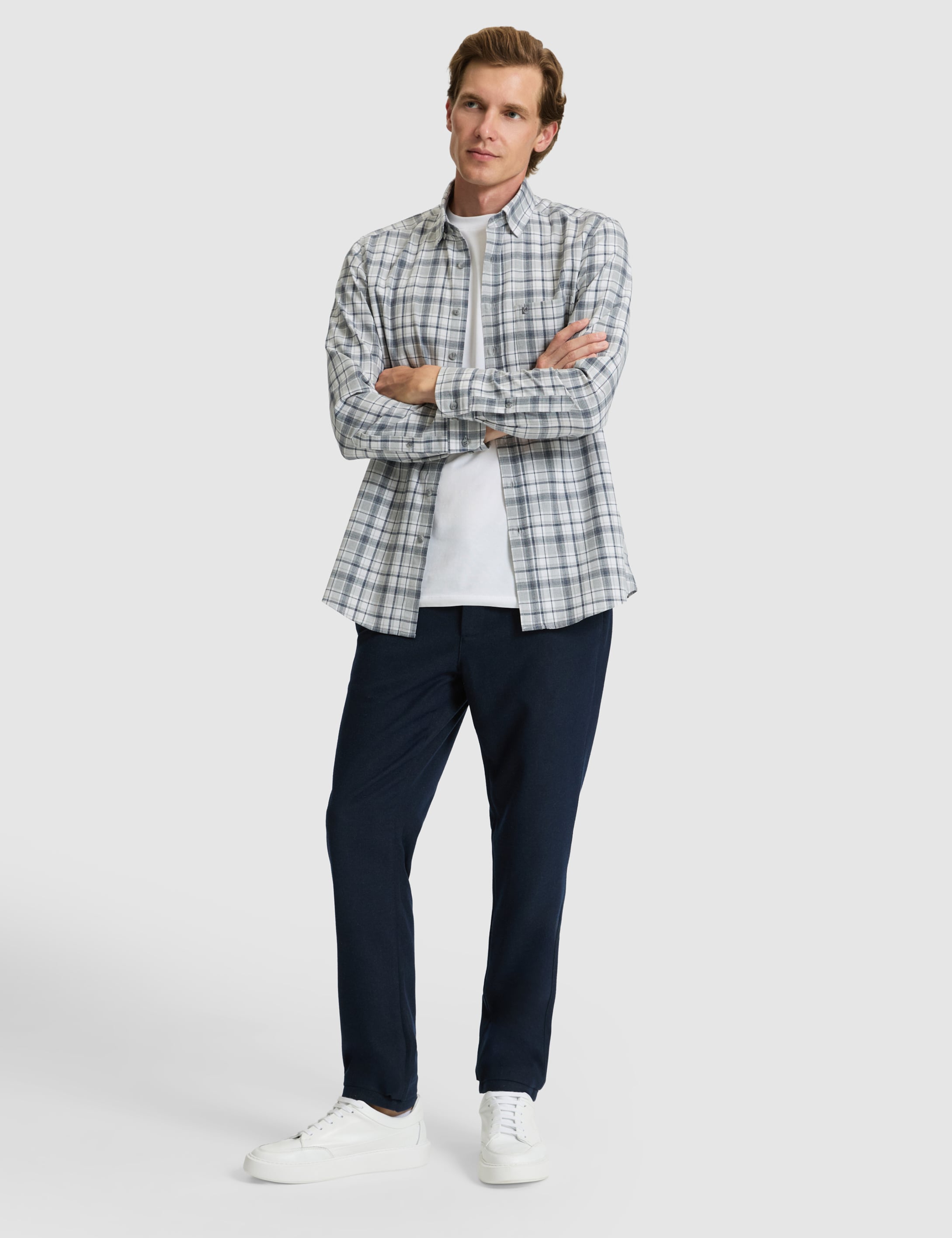 Lacivert Ex. Slim Fit Kumaş Pantolon - 50293389119