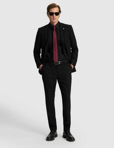 Siyah Extra Slim Fit Takım Elbise