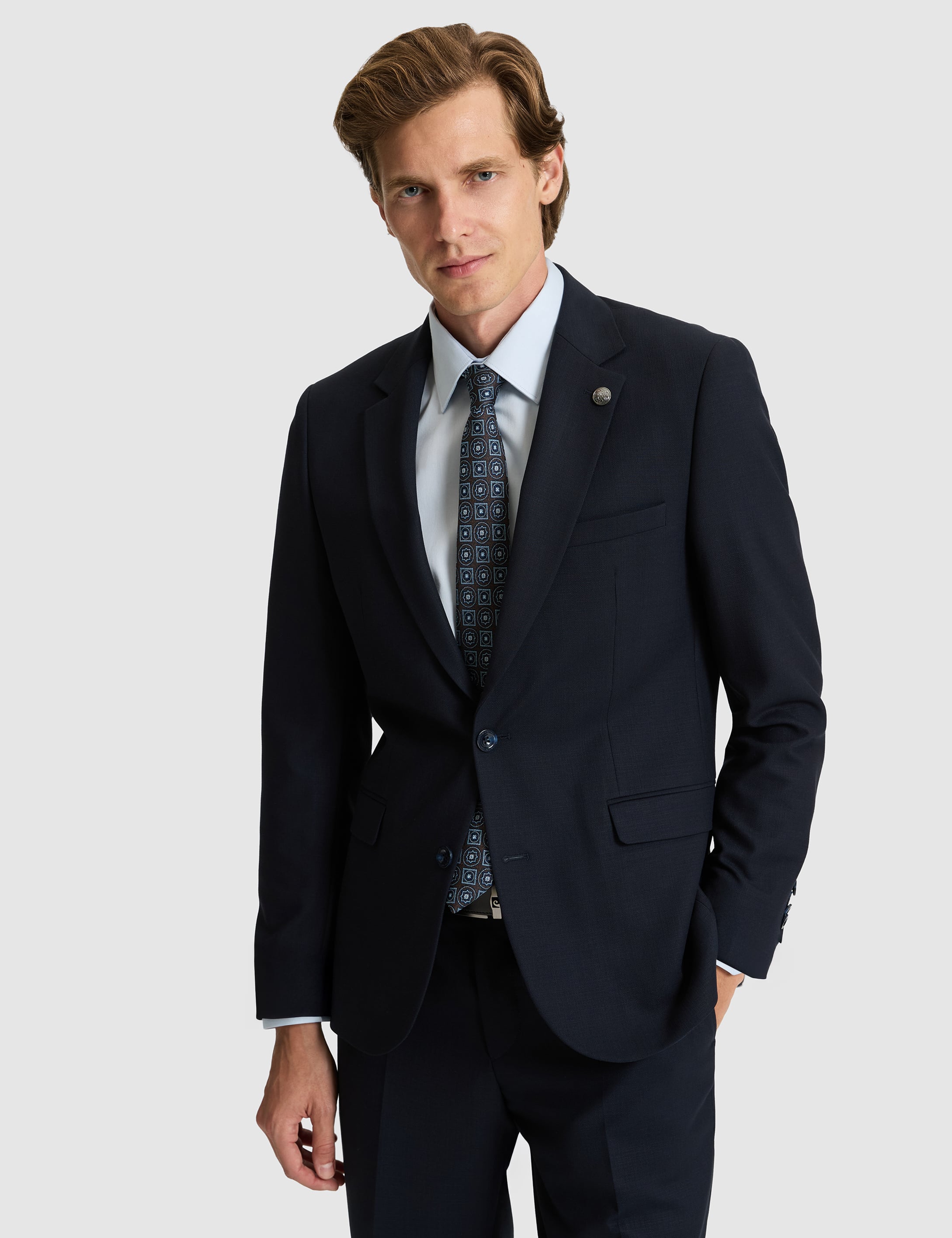 Lacivert Extra Slim Fit Takım Elbise - Image 4