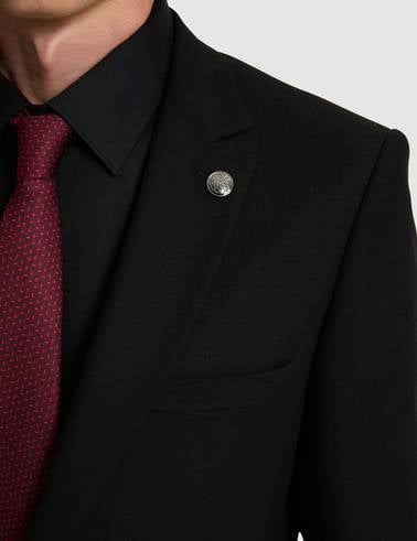 Siyah Extra Slim Fit Takım Elbise