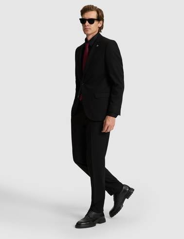Siyah Extra Slim Fit Takım Elbise