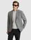 Gri Yün Karışımlı Extra Slim Fit Ceket