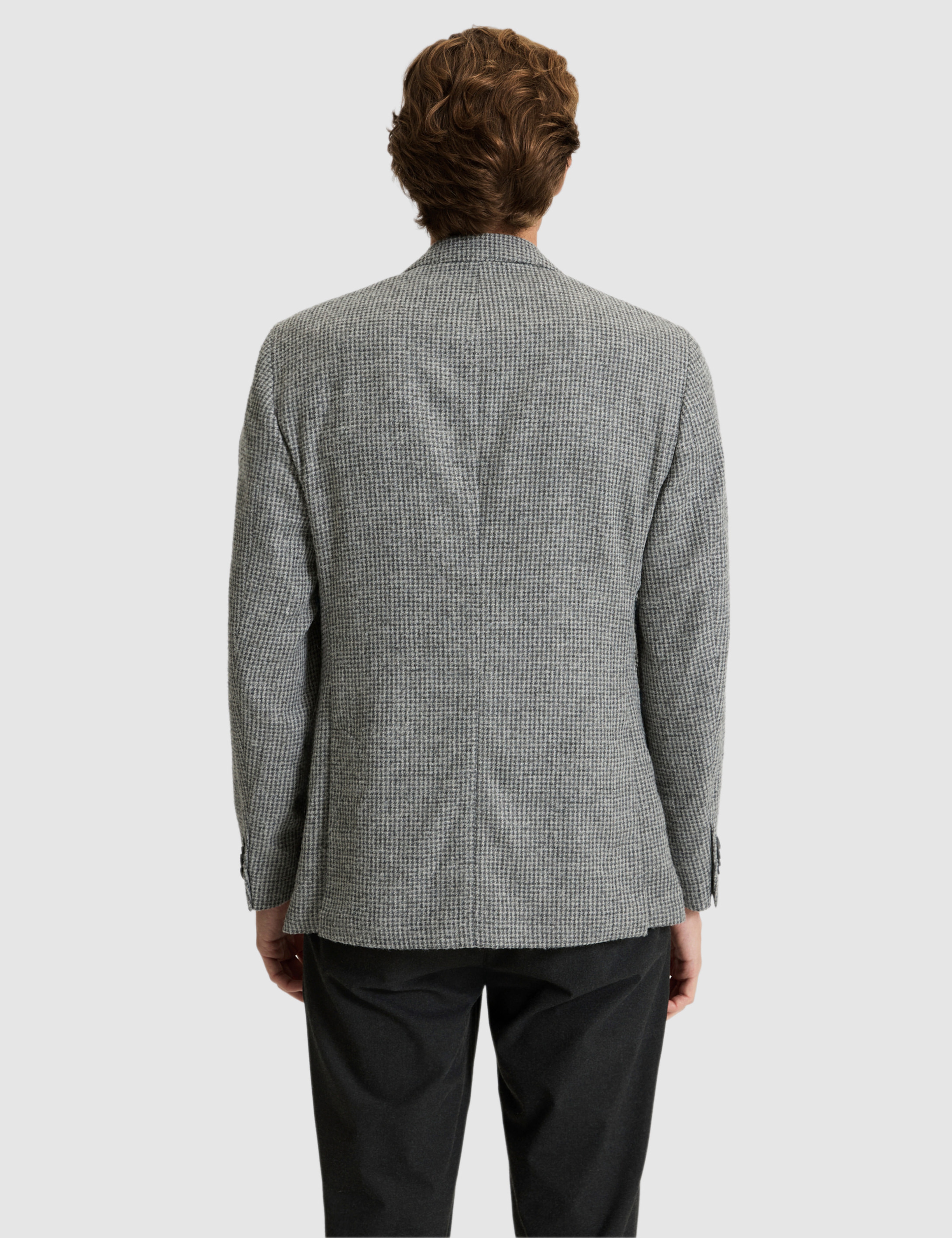 Gri Yün Karışımlı Extra Slim Fit Ceket