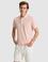 Pudra Slim Fit %100 Pamuk Düğmeli Polo Yaka Basic Tişört