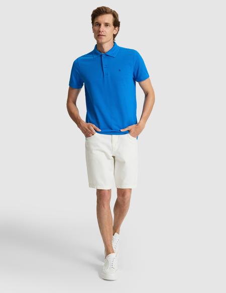 Sax Slim Fit %100 Pamuk Düğmeli Polo Yaka Basic Tişört - 50306448063