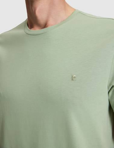 Çağla Slim Fit %100 Pamuk Bisiklet Yaka Basic Tişört