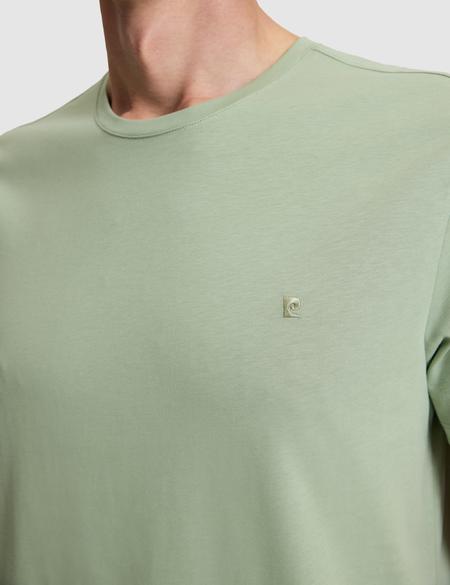 Çağla Slim Fit %100 Pamuk Bisiklet Yaka Basic Tişört - 50306980045