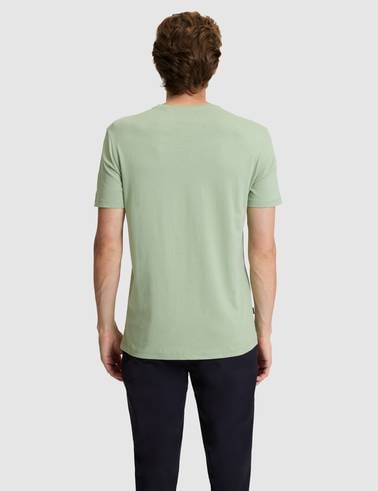Çağla Slim Fit %100 Pamuk Bisiklet Yaka Basic Tişört